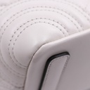 Gucci Betty Mini Tote Bag In White Leather 847386