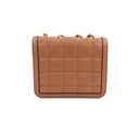 Gucci Shoulder Bag Deco Leather Beige Gold 741457