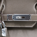 Hermes Birkin 30 Epsom Leather Grey 2014