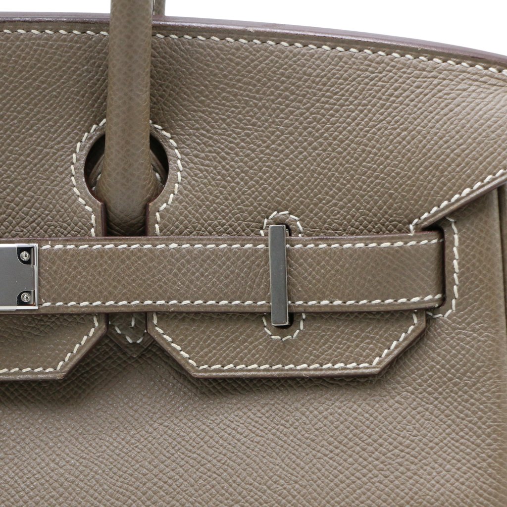 Hermes Birkin 30 Epsom Leather Grey 2014
