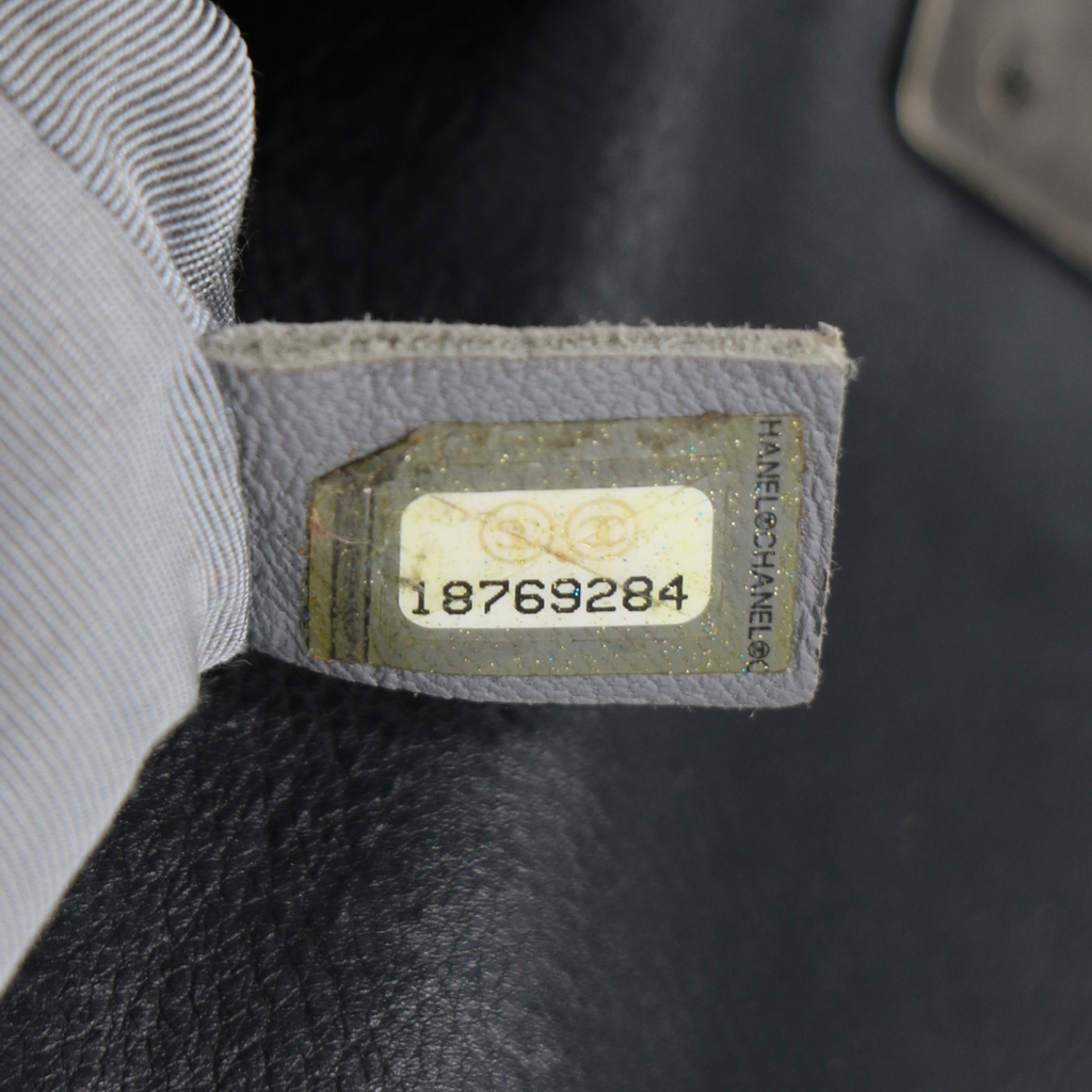 Chanel Caviar Quilted Small Boy Flap Grey