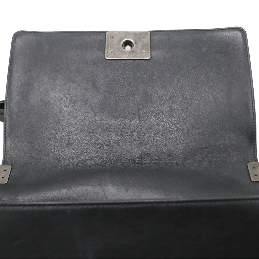 Chanel Caviar Quilted Small Boy Flap Grey