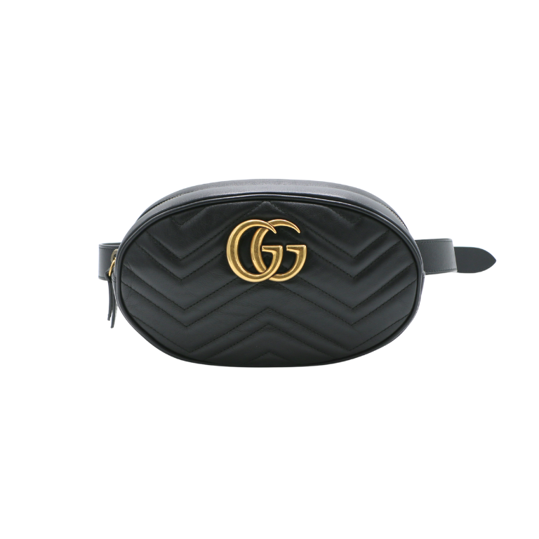 Gucci Large Marmont Belt Bag Black 491294