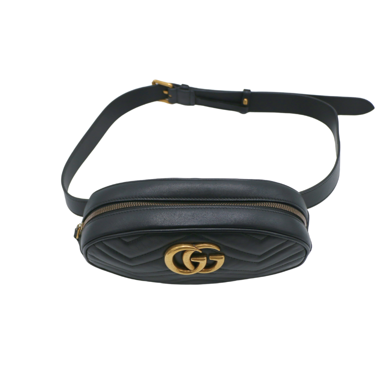 Gucci Large Marmont Belt Bag Black 491294