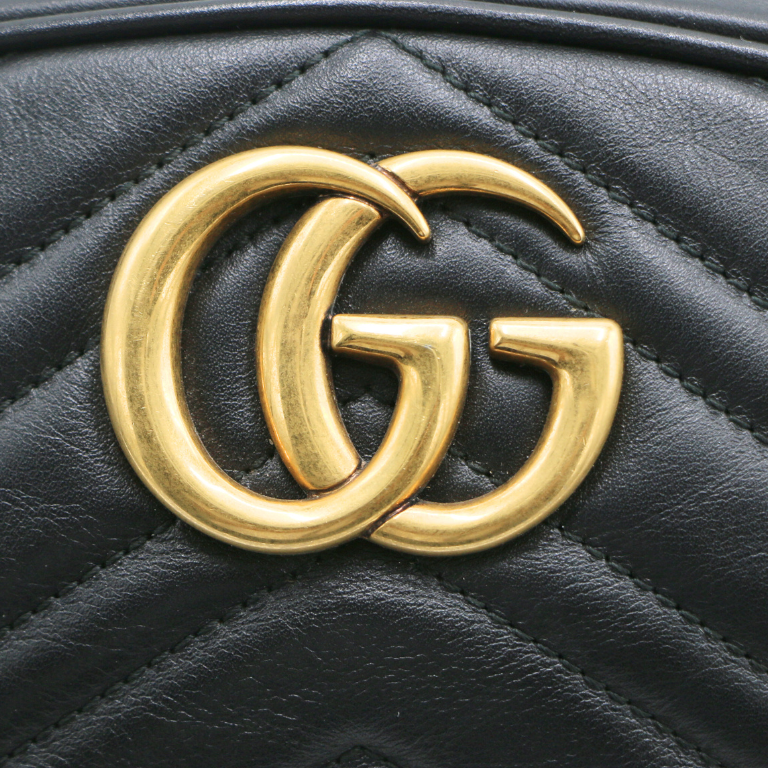 Gucci Large Marmont Belt Bag Black 491294