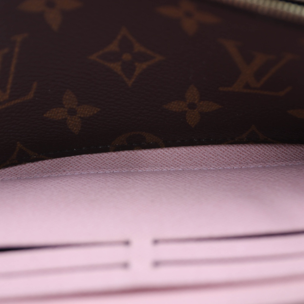 Louis Vuitton Monogram Zippy Wallet Rose