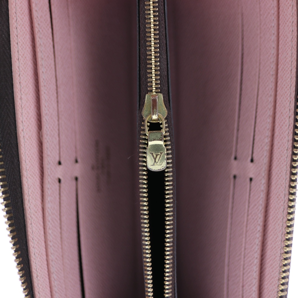 Louis Vuitton Monogram Zippy Wallet Rose