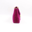 Gucci GG Marmont Medium Purple Velvet Shoulder Bag