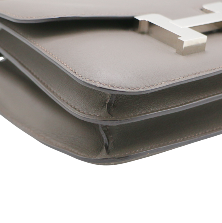 Hermès Mini Constance 18 Shoulder Bag Grey