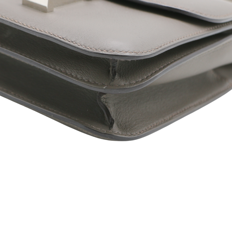 Hermès Mini Constance 18 Shoulder Bag Grey