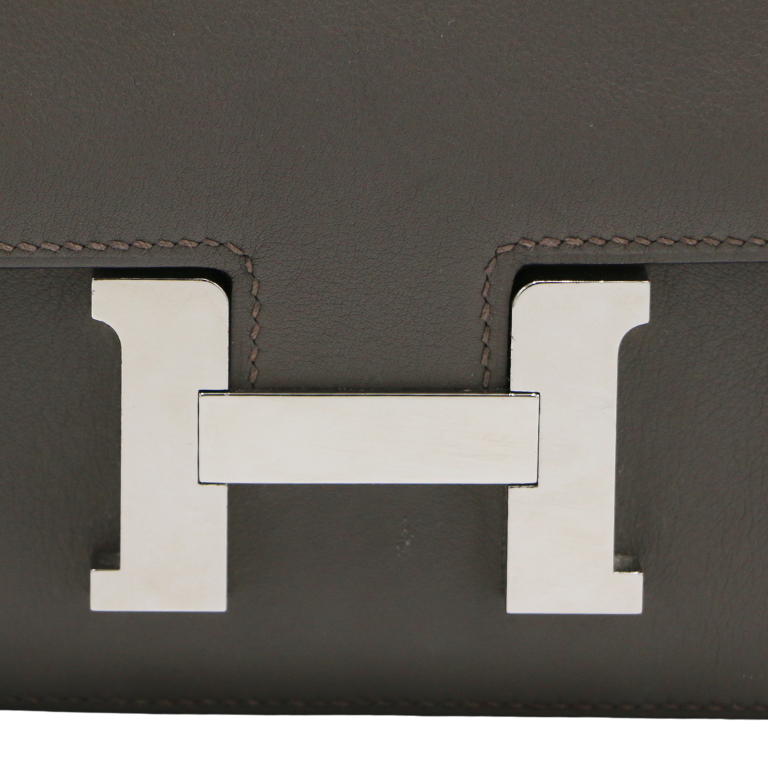 Hermès Mini Constance 18 Shoulder Bag Grey