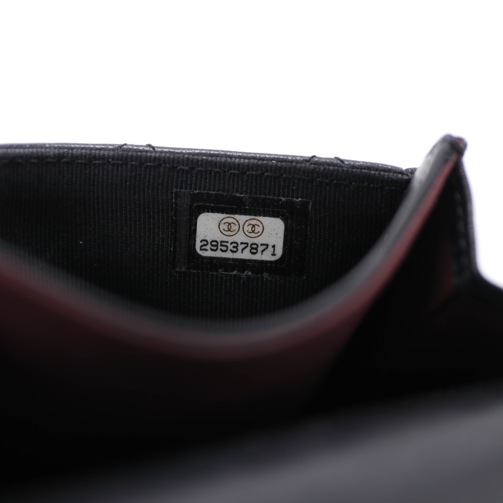 Chanel Classic Card Holder Wallet Black