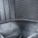 Gucci Calfskin Boar Effect GG Marmont Bi-Fold Wallet Black 428726