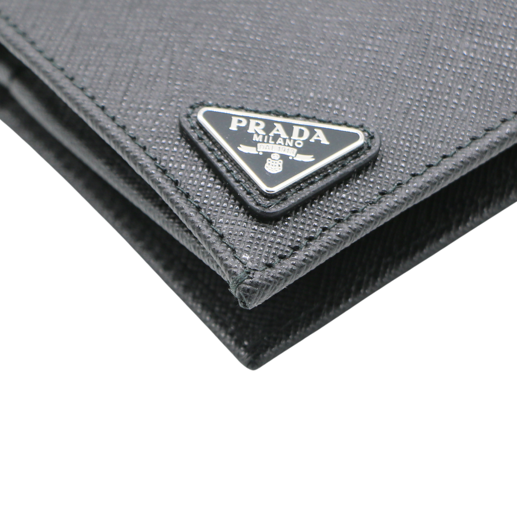 Prada Saffiano Long Folded Wallet