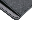 Prada Saffiano And Smooth Leather Card Holder Black