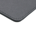 Prada Saffiano And Smooth Leather Card Holder Black