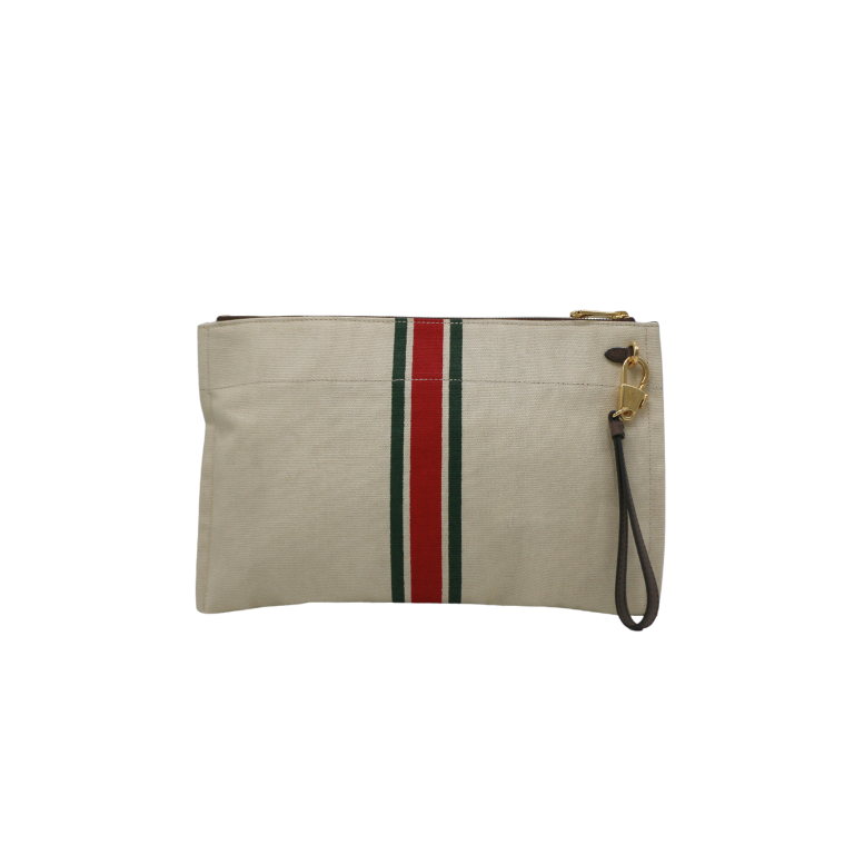 Gucci Canvas Beige Pouch 657592