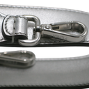 Fendi Crystal Vitello Laminato FF Baguette Crystal Argento