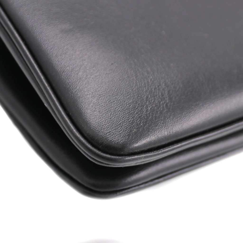 Gucci Vitello Palmellato Lux Crystal Medium Rajah Shoulder Bag Black