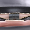 Gucci Vitello Palmellato Lux Crystal Medium Rajah Shoulder Bag Black