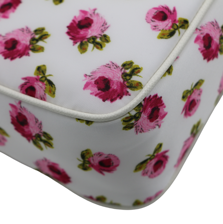 Prada Re-Edition Hobo Bag Tessuto Nylon Floral Mini