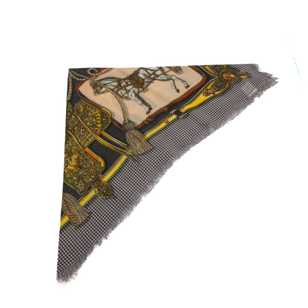 Gucci Silk Big Lady Baroque Scarf 594304 3G200 1000