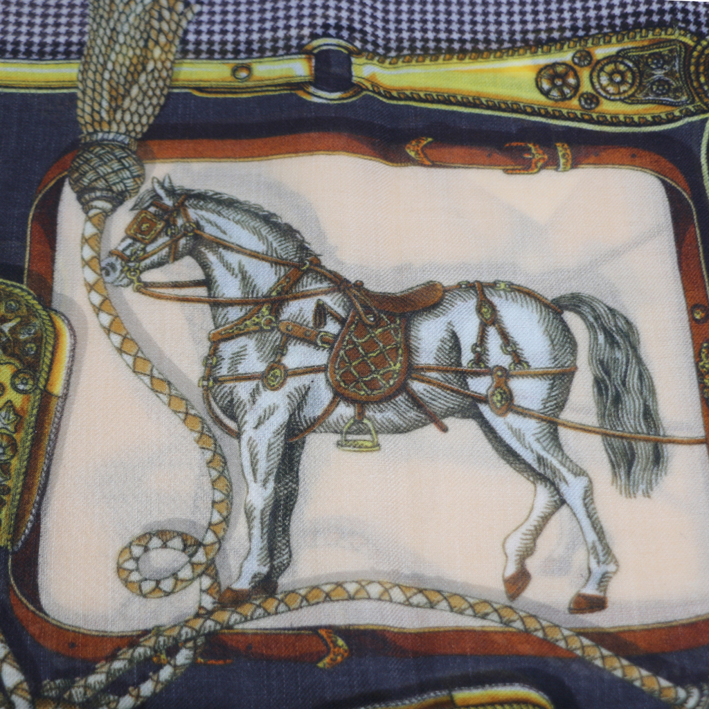 Gucci Silk Big Lady Baroque Scarf 594304 3G200 1000