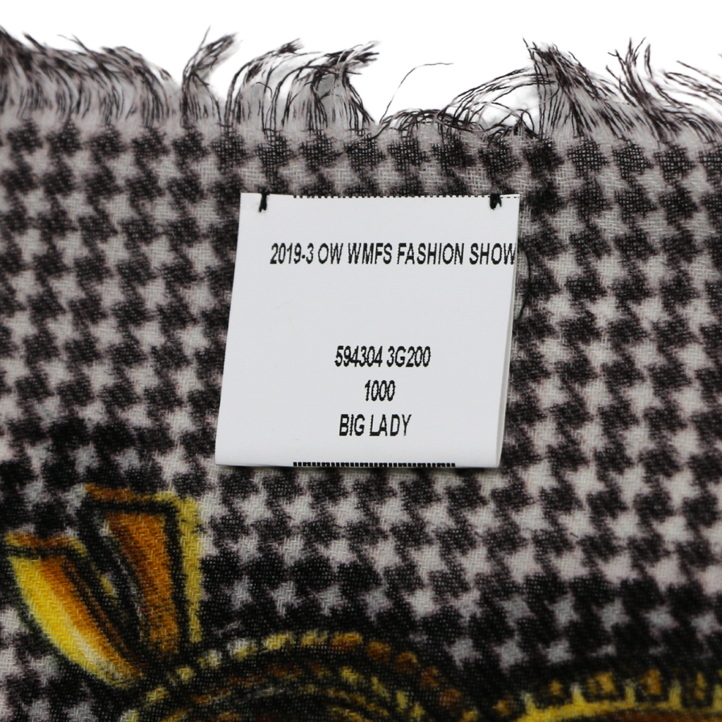 Gucci Silk Big Lady Baroque Scarf 594304 3G200 1000