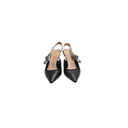 Christian Dior J'Adior Slingback Pump Matt Black In Size 38 1/2