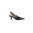 Christian Dior J'Adior Slingback Pump Matt Black In Size 38 1/2