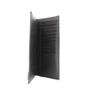 Prada Saffiano Long Folded Wallet Black