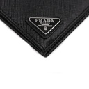 Prada Saffiano Long Folded Wallet Black
