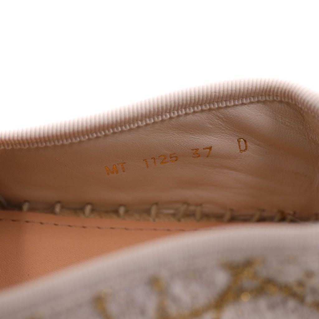 Christian Dior Grannville Espadrille Beige Size 37