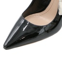 Christian Dior J'Adior Slingback Pump Black Patent Calfskin In Size 37