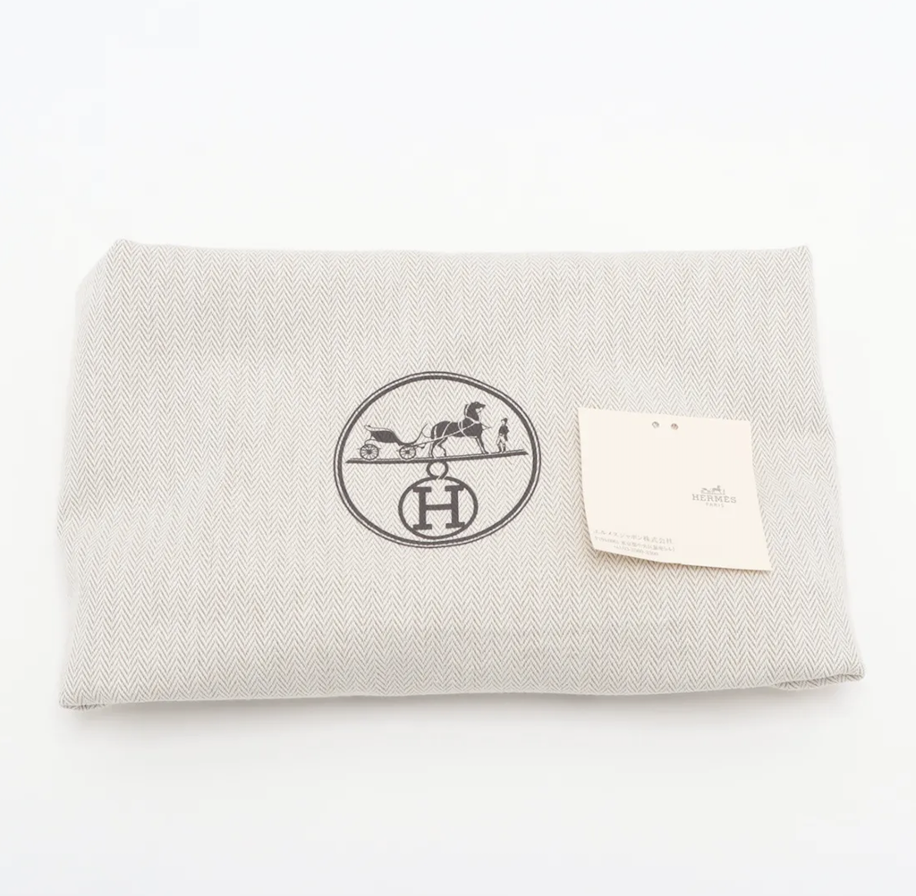 Hermes Brid A Black GM Canvas Blue