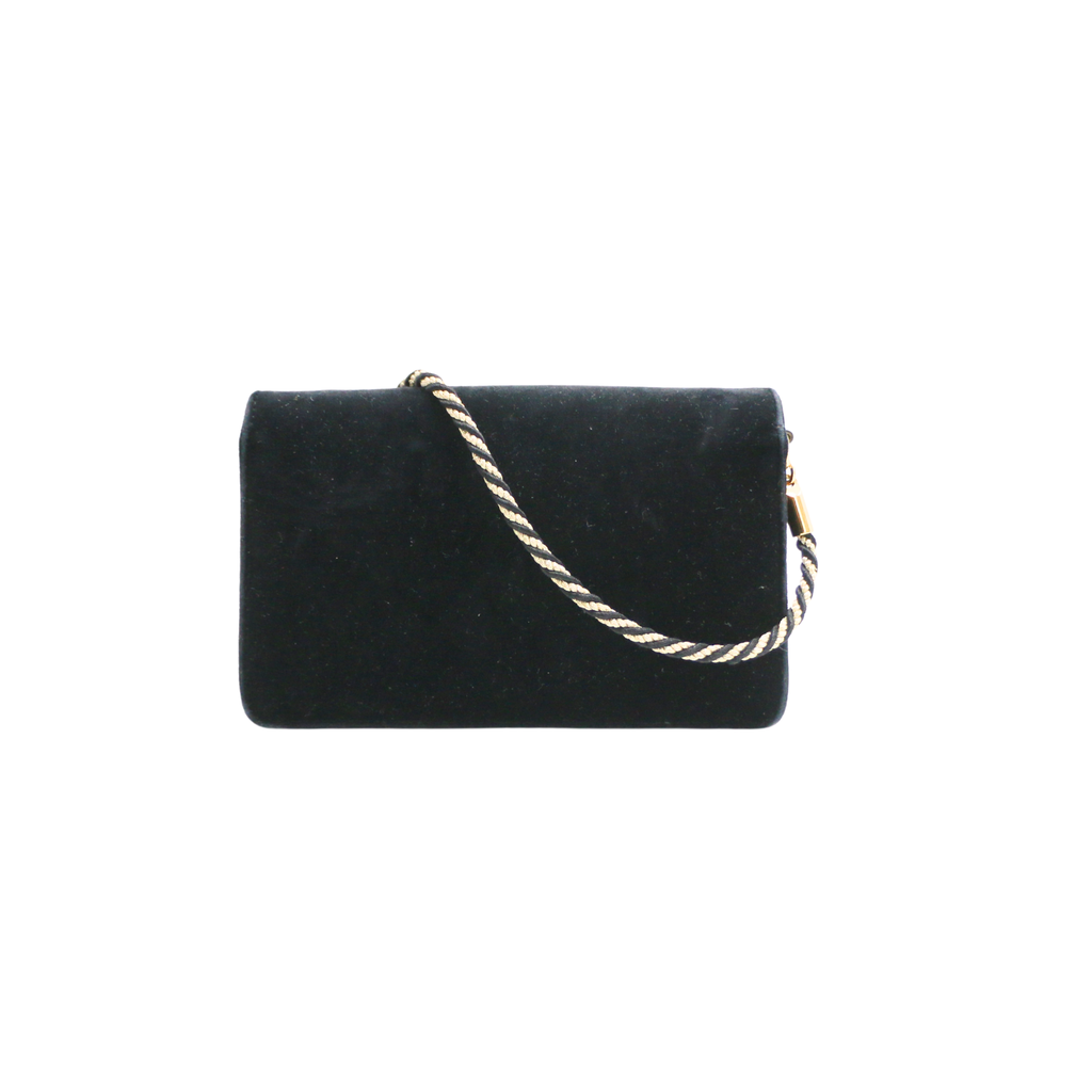 Gucci Velvet Square G Mini Broadway Bag