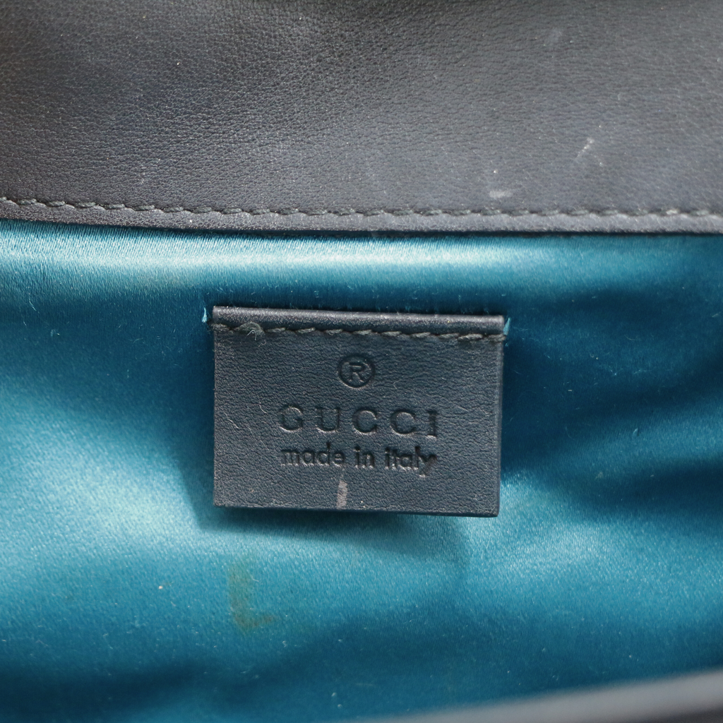 Gucci Velvet Square G Mini Broadway Bag