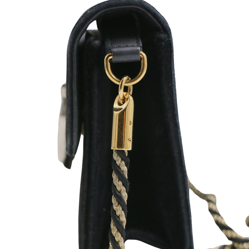 Gucci Velvet Square G Mini Broadway Bag