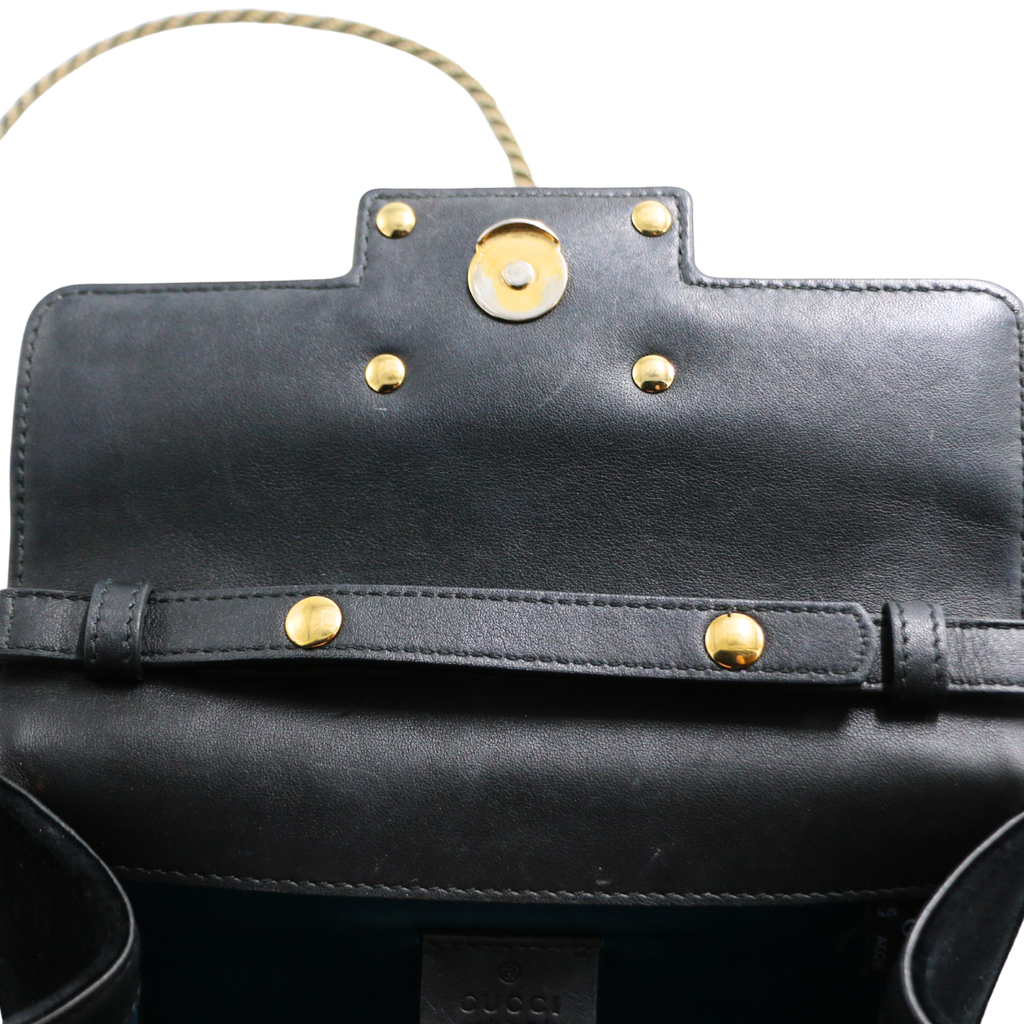 Gucci Velvet Square G Mini Broadway Bag