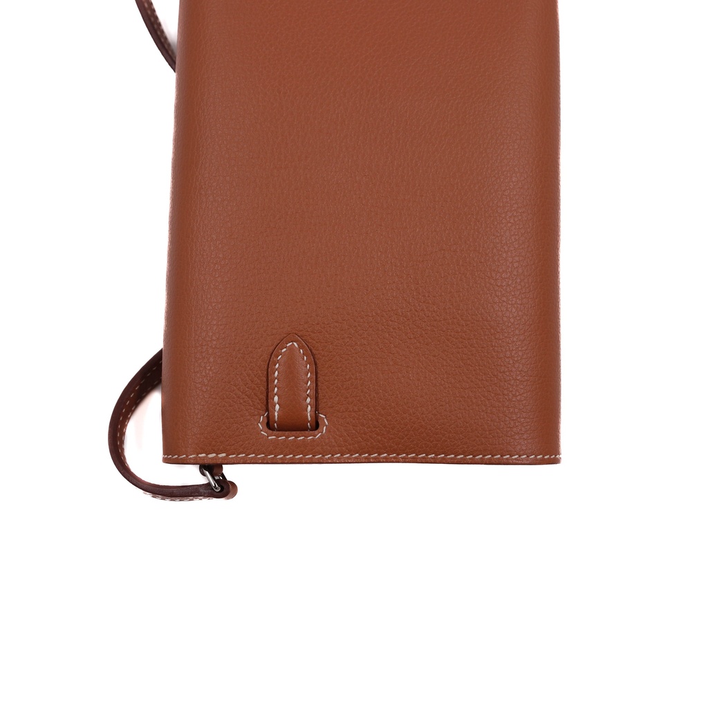 Hermes Kelly To Go Gold Brown