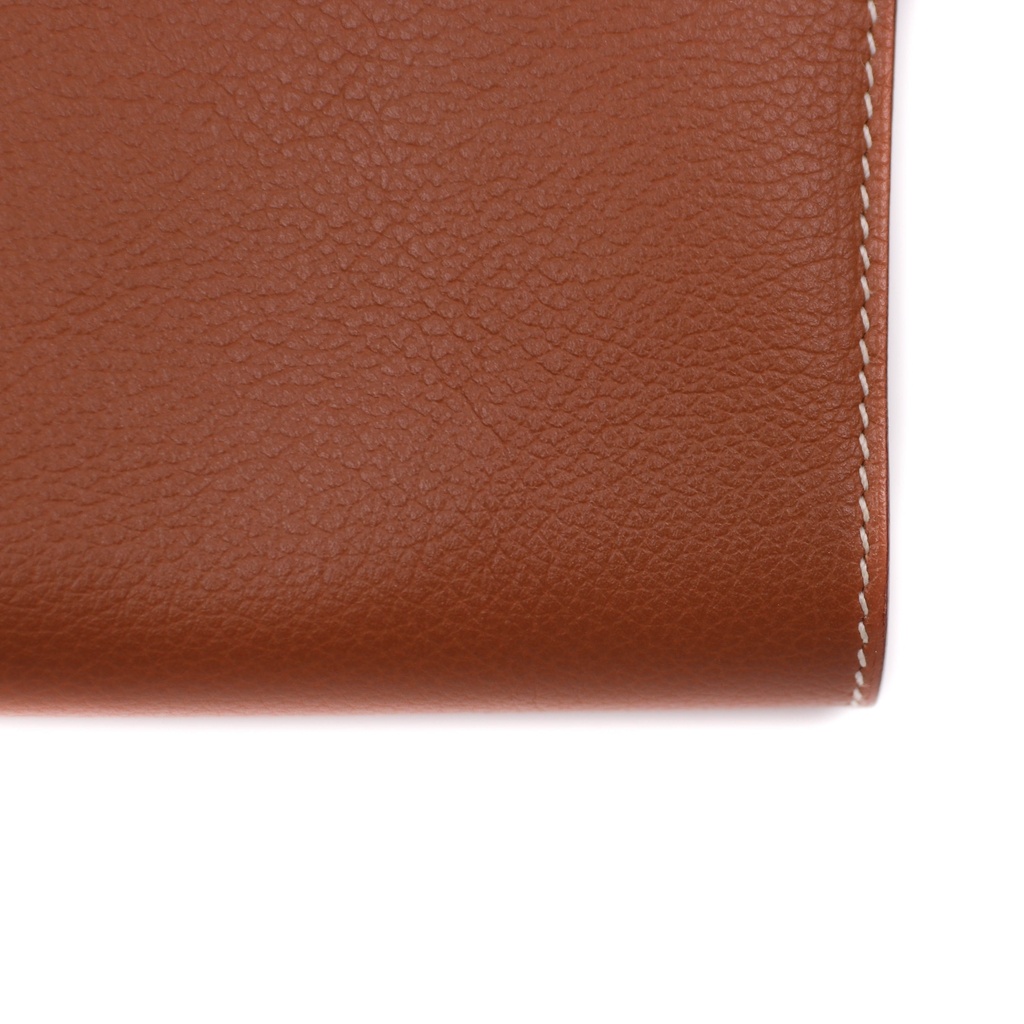 Hermes Kelly To Go Gold Brown