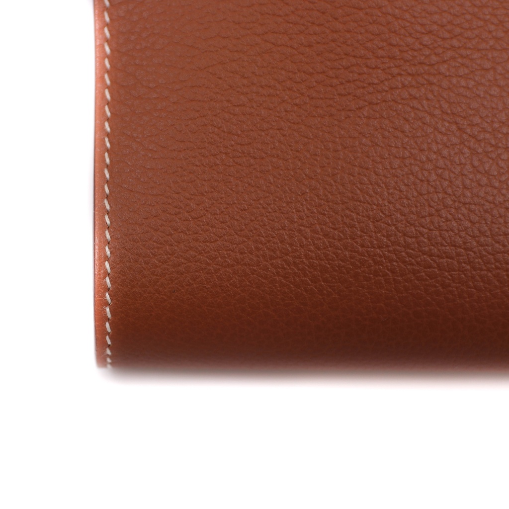 Hermes Kelly To Go Gold Brown