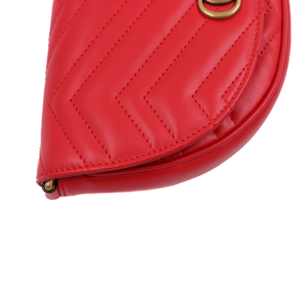 Gucci  Mini GG Marmont Crossbody Bag Red 746431