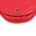 Gucci  Mini GG Marmont Crossbody Bag Red 746431