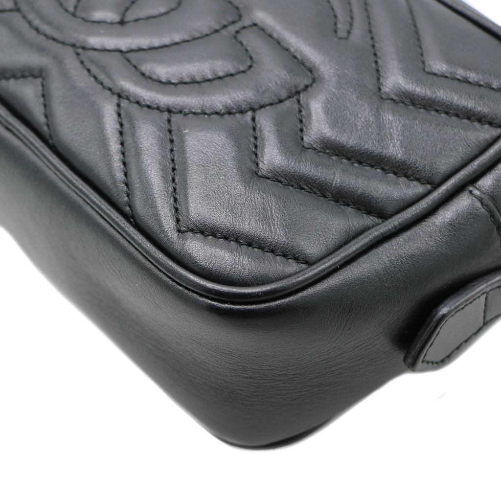Gucci GG Marmont Mini Camera Bag Black 448065