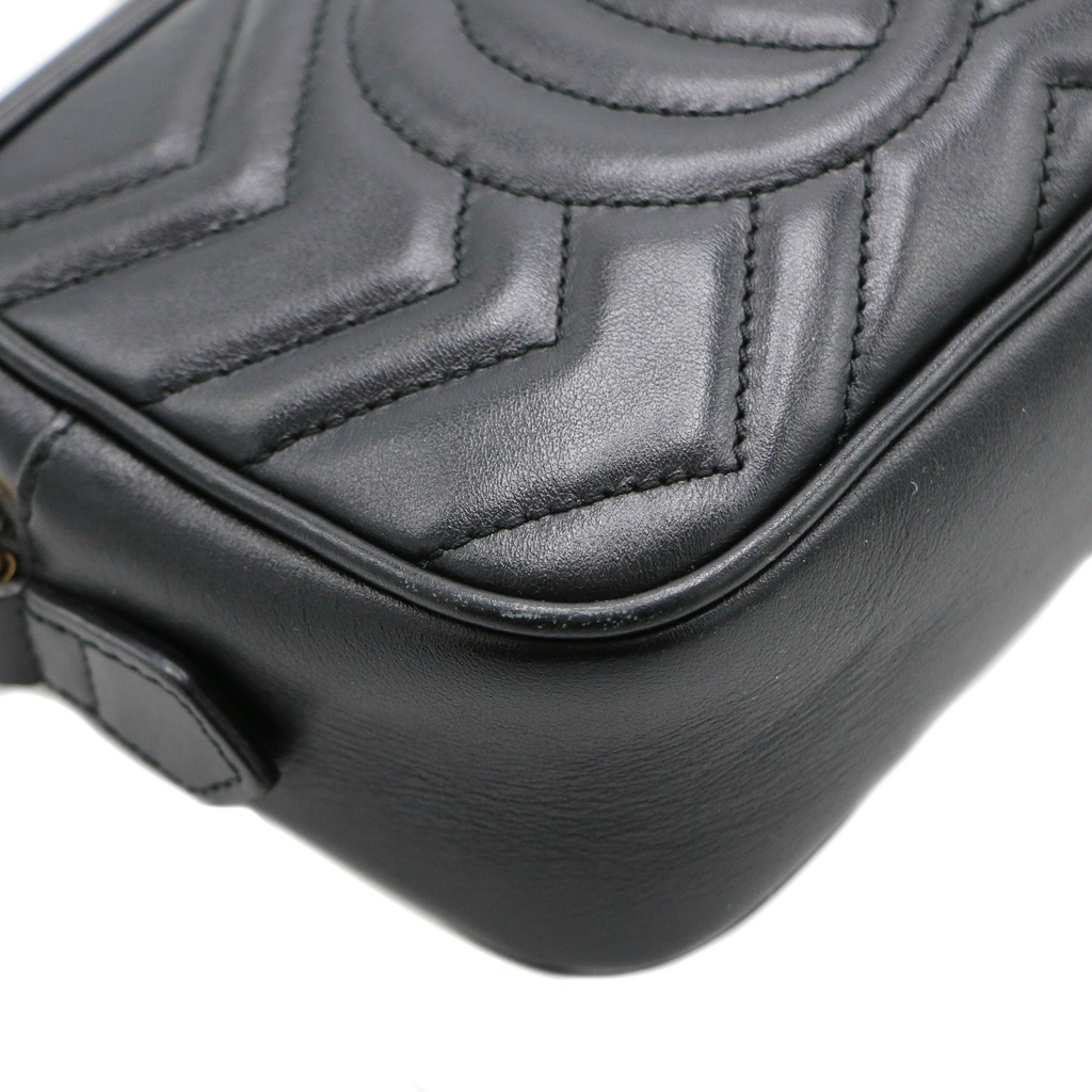 Gucci GG Marmont Mini Camera Bag Black 448065