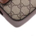 Gucci GG Supreme Horsebit Shoulder bag Brown 645454