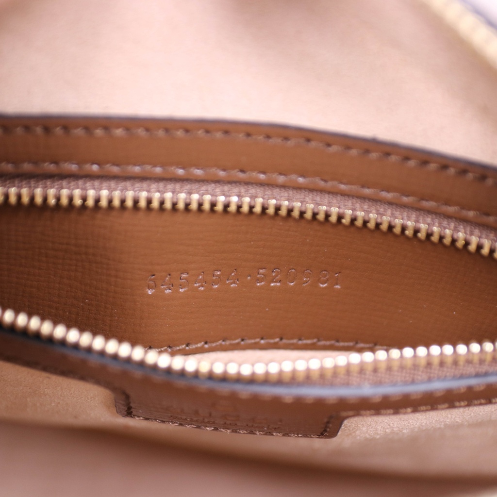 Gucci GG Supreme Horsebit Shoulder bag Brown 645454