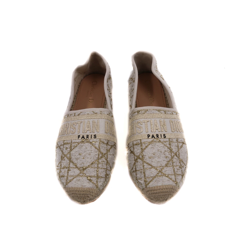 Christian Dior Grannville Espadrille Beige Size 38