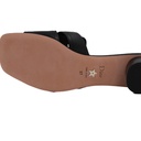 Christian Dior 30 Montaigne Heeled Slide Black Calfskin Size 37